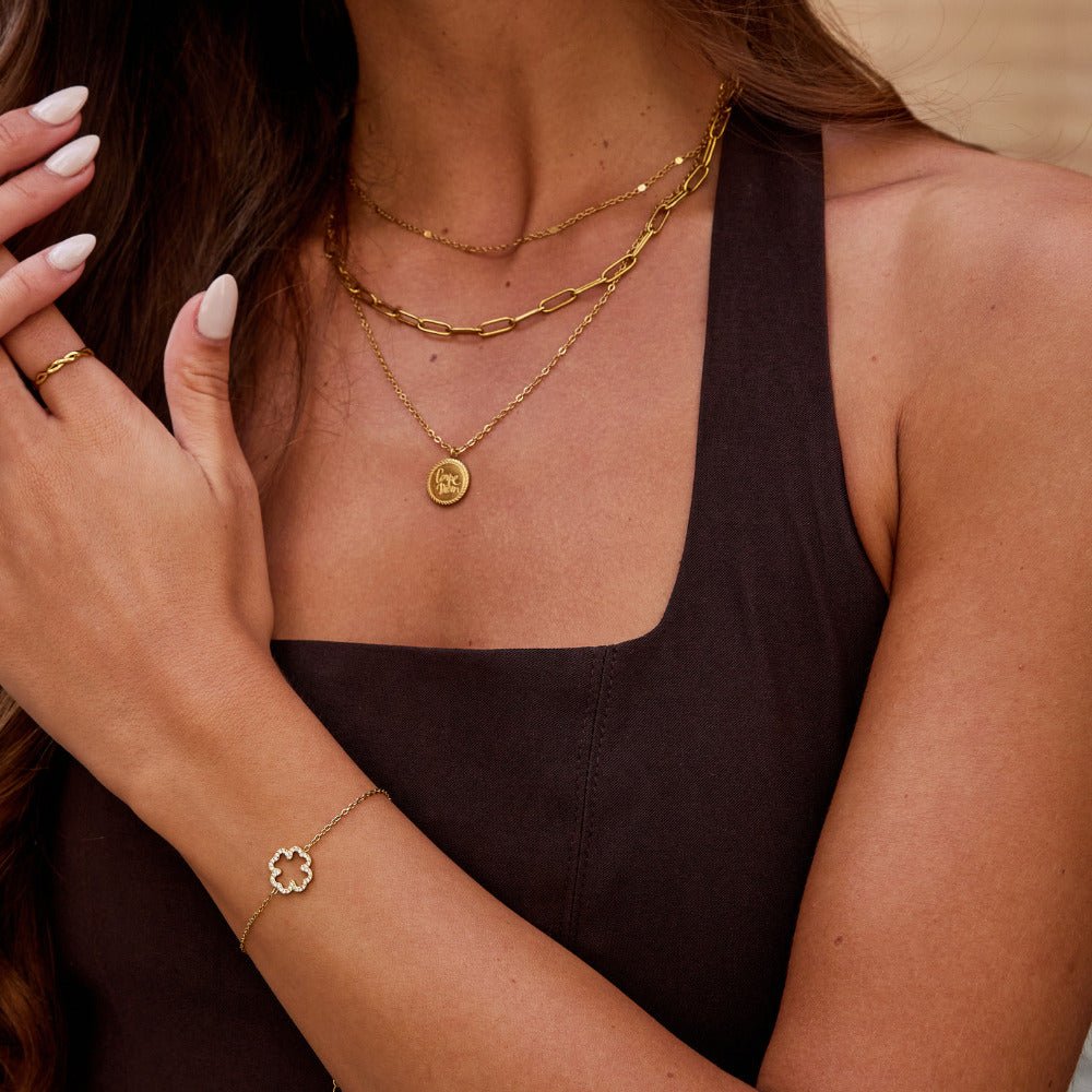 OW SHINE CLOVER BRACELET