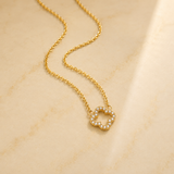 OW CRYSTAL CLOVER NECKLACE