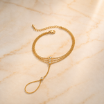 OW Loua Bracelet – Bracelet by Olluwa, 18k gold-plated stainless steel