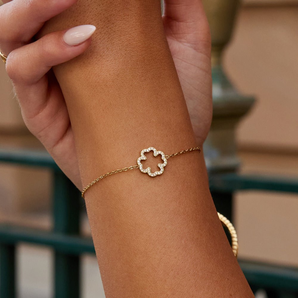 OW SHINE CLOVER BRACELET